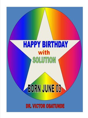 cover image of BORN JUNE 03